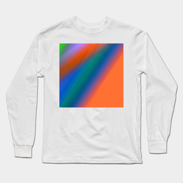 blue pink green abstract texture background art Long Sleeve T-Shirt by Artistic_st